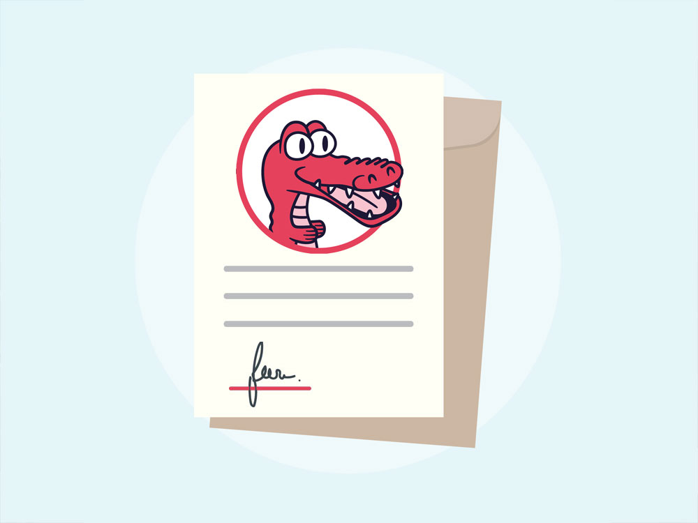 smiling crocodile